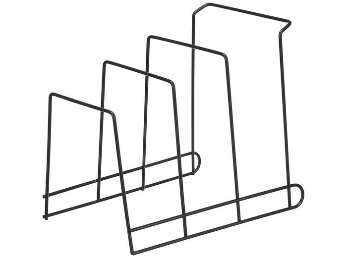 Kinvara Organizador Sartenes Negro 22.5x26.5x19.5 cm (Set de 24)