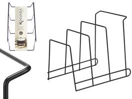 Kinvara Organizador Sartenes Negro 22.5x26.5x19.5 cm (Set de 24)