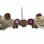 DKD Home Decor Decoración Colgante Flor Seca 60x15x8, Pack de 2 Surtido