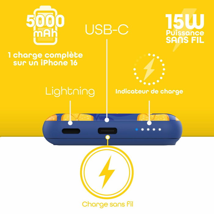 Tnb Powerbank Lemon 5000 mAh Magsafe Tnb Powerbank Lemon 5000 mAh Magsafe