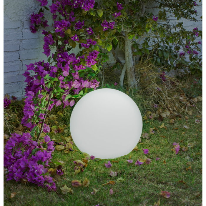 NewGarden BULY Lámpara de suelo exterior LED blanca 8W IP65 E27