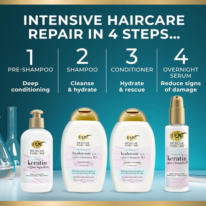 Ogx Hyaluronic & Pro-Vitamin B5 Hair Shampoo 385 ml