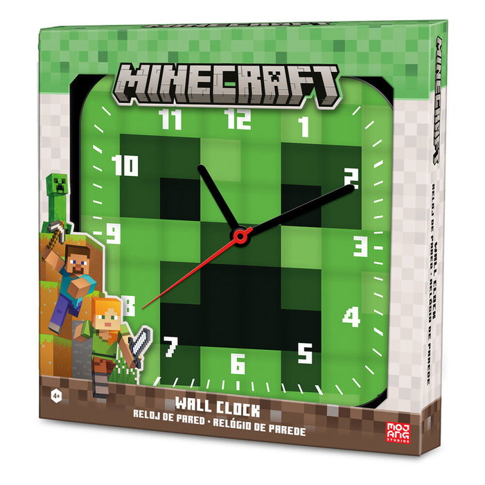 KIDS LICENSING Reloj pared Minecraft KIDS LICENSING Reloj pared Minecraft