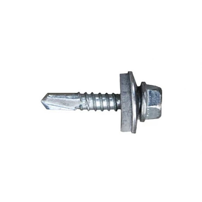 Celo Tornillo 7301 Punta Broca Cabeza Hexagonal con Arandela EPDM Ø 4,8 x 38 mm (500 uds.) Celo Tornillo 7301 Punta Broca Cabeza Hexagonal con Arandela EPDM Ø 4,8 x 38 mm (500 uds.)