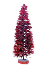 DKD Home Decor Árbol de Navidad de PVC Rojo 65x26x26 cm