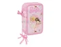 Safta Plumier Barbie Ballet Triple Cremallera con 37 Piezas