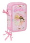 SAFTA Estuche Escolar Barbie Ballet Triple de 37 Piezas
