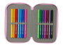 SAFTA Estuche Escolar Barbie Ballet Triple de 37 Piezas