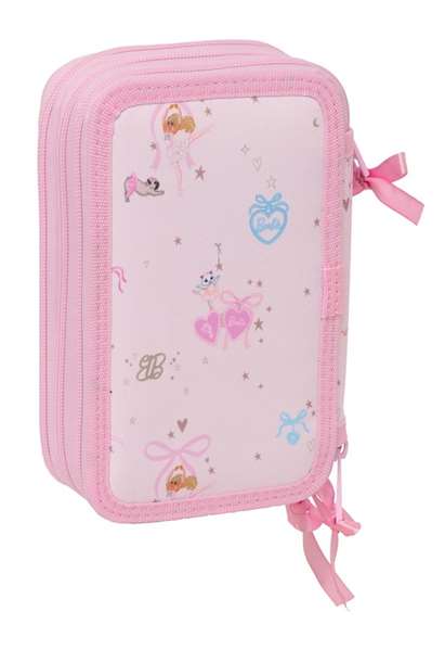 SAFTA Estuche Escolar Barbie Ballet Triple de 37 Piezas SAFTA Estuche Escolar Barbie Ballet Triple de 37 Piezas
