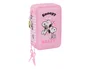 Safta Estuche Escolar Snoopy Triple Cremallera con 37 Piezas