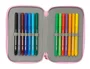 Safta Estuche Escolar Snoopy Triple Cremallera con 37 Piezas