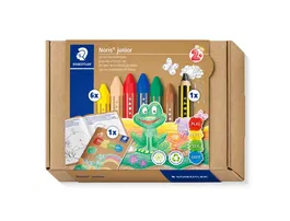 Staedtler Set de Dibujo Noris Junior Mixto Lápices de Cera Actividades Infantiles 8 Piezas
