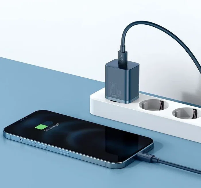 Baseus Super Si Quick Charger 1C 20W Azul Baseus Super Si Quick Charger 1C 20W Azul