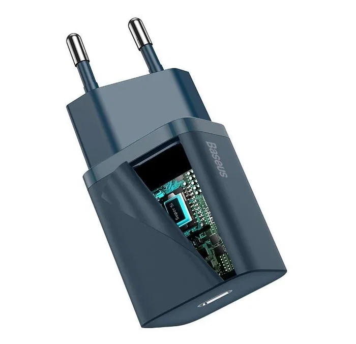 Baseus Super Si Quick Charger 1C 20W Azul Baseus Super Si Quick Charger 1C 20W Azul