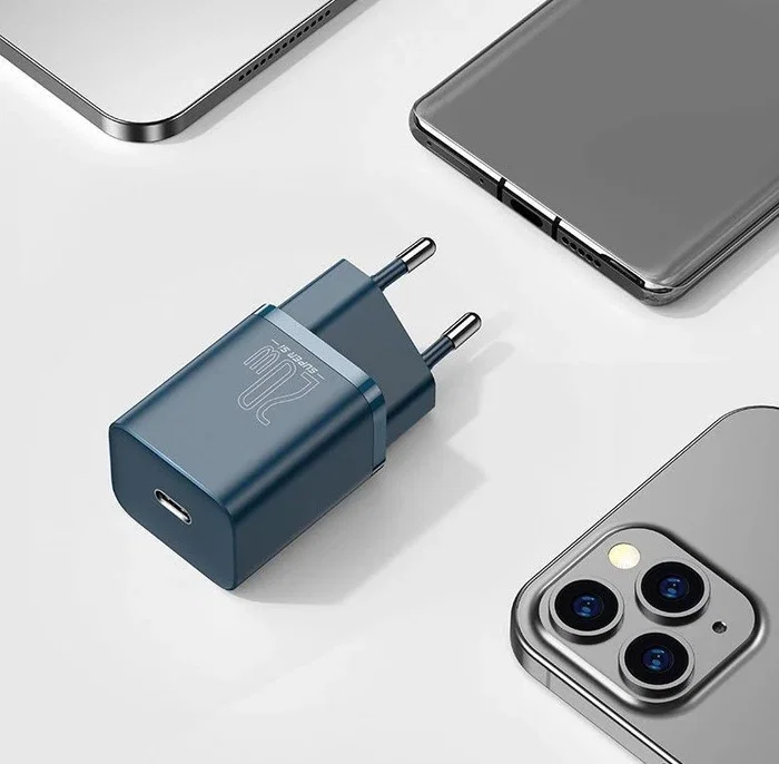 Baseus Super Si Quick Charger 1C 20W Azul Baseus Super Si Quick Charger 1C 20W Azul