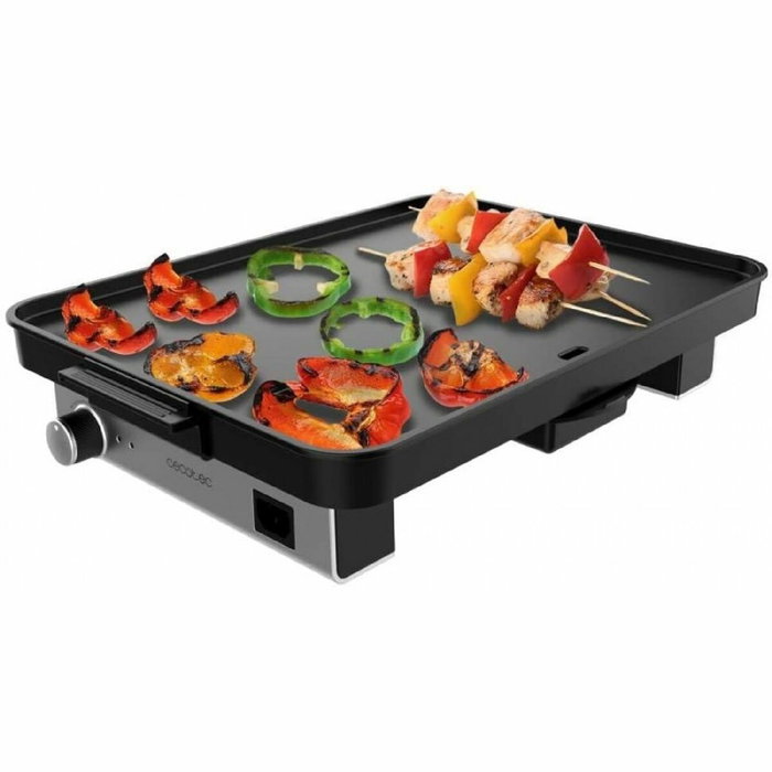 Cecotec Magnet 1800 Plancha de Asar Independiente 1800 W Negro, Plata