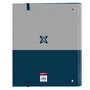 Carpeta de anillas Munich Street Azul Gris 27 x 32 x 3.5 cm