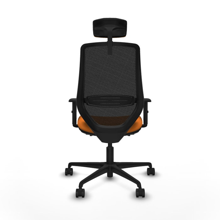 PIQUERAS Y CRESPO Silla de oficina Mardos Naranja y Negro PIQUERAS Y CRESPO Silla de oficina Mardos Naranja y Negro