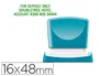 X'stamper Sello Quix Personalizable Color Verde Medidas 16x48 mm Q-11