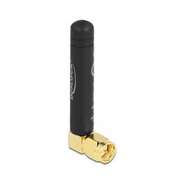 DeLOCK Antena LPWAN 868 MHz SMA 90° 1,6 dBi Omnidireccional Negra
