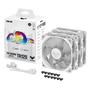 ASUS TUF GAMING TR120 ARGB 3IN1 White Blanco 120 mm PWM