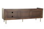 DKD Home Decor Mueble Tv Sixties Marron Oscuro Natural 160 x 55 x 40 cm
