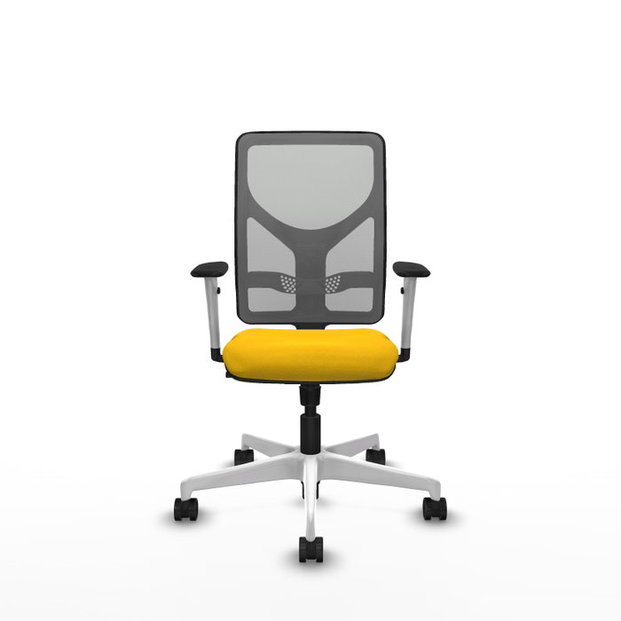 PIQUERAS Y CRESPO Silla de oficina Motilla con mecanismo Sincro, Amarillo y Gris PIQUERAS Y CRESPO Silla de oficina Motilla con mecanismo Sincro, Amarillo y Gris
