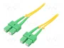 QOLTEC Cable de conexión de fibra óptica SC/APC duplex 1,5m