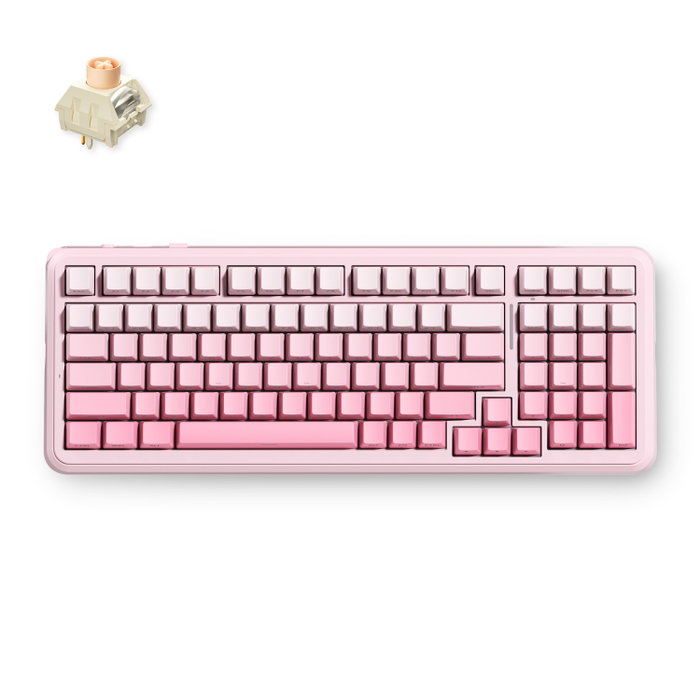 Mchose HW-K99V3-5 Teclado Gaming Mecánico RGB Rosa