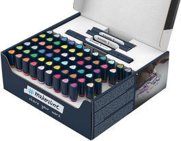 Rotulador Fibra Schneider Twinmarker Paint-It 040 Surt. Caja De 72 Piezas