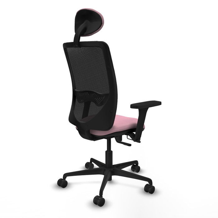 PIQUERAS Y CRESPO Silla de oficina Zulema Rosa con mecanismo Sincro/Traslack PIQUERAS Y CRESPO Silla de oficina Zulema Rosa con mecanismo Sincro/Traslack