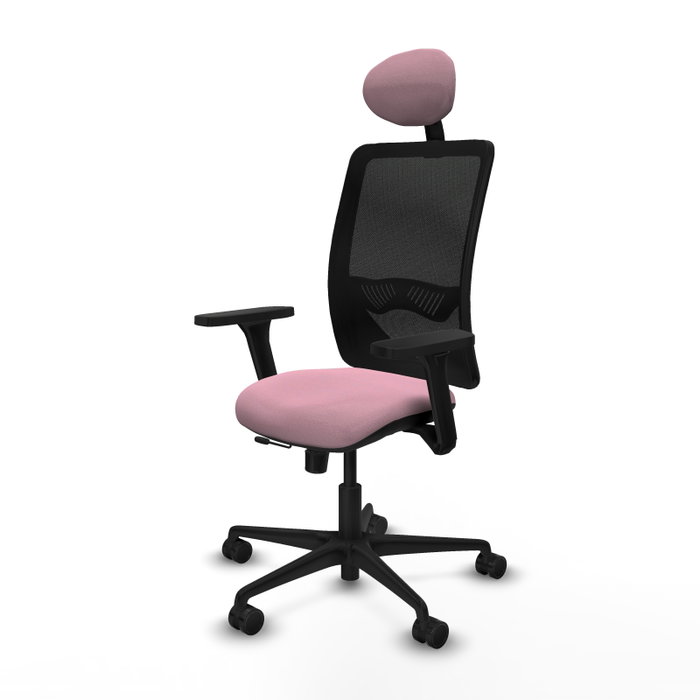 PIQUERAS Y CRESPO Silla de oficina Zulema Rosa con mecanismo Sincro/Traslack PIQUERAS Y CRESPO Silla de oficina Zulema Rosa con mecanismo Sincro/Traslack