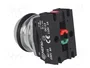 PROMET Interruptor de presión NEF30 rojo NC + NA 30mm