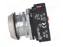PROMET Interruptor de presión NEF30 rojo NC + NA 30mm