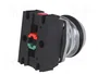 PROMET Interruptor de presión NEF30 rojo NC + NA 30mm