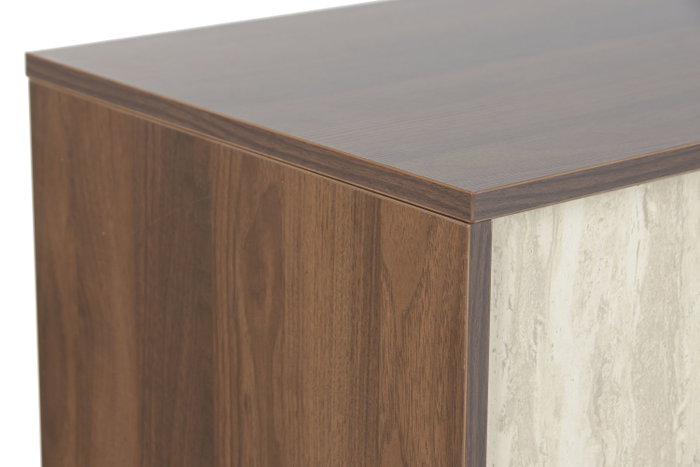 DKD Home Decor Mueble TV Moderno 180 x 43.5 x 40 cm MDF y Metal