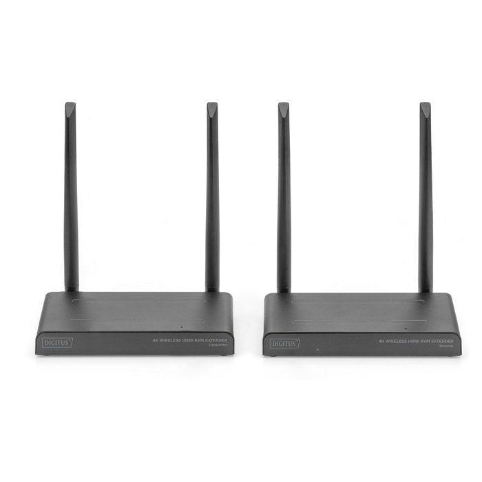 Digitus DS-55328 Juego de extensores inalámbricos HDMI KVM 4K/30Hz hasta 150 m