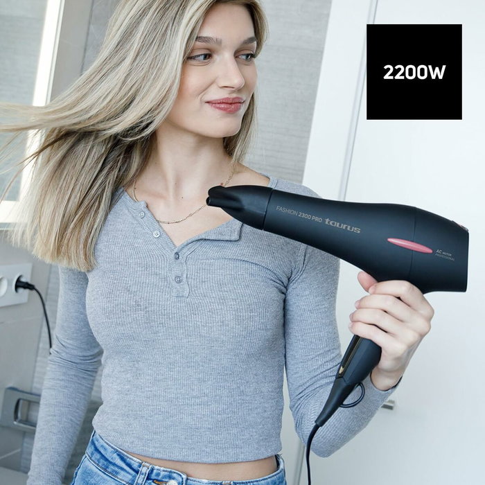 Secador de Pelo Taurus Fashion Professional 2200 W Negro Secador de Pelo Taurus Fashion Professional 2200 W Negro