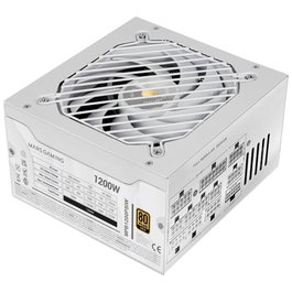 Mars Gaming Fuente de Alimentación MPB1200PSIW 1200W ATX 3.1 80 Plus Gold Modular Blanca para Gaming y PC de Alto Rendimiento