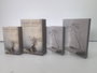 DKD Home Decor Set de 2 Cajas Libro Interior Design Gris
