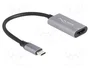 DeLOCK Adaptador USB Tipo C a HDMI 4K 60 Hz HDR