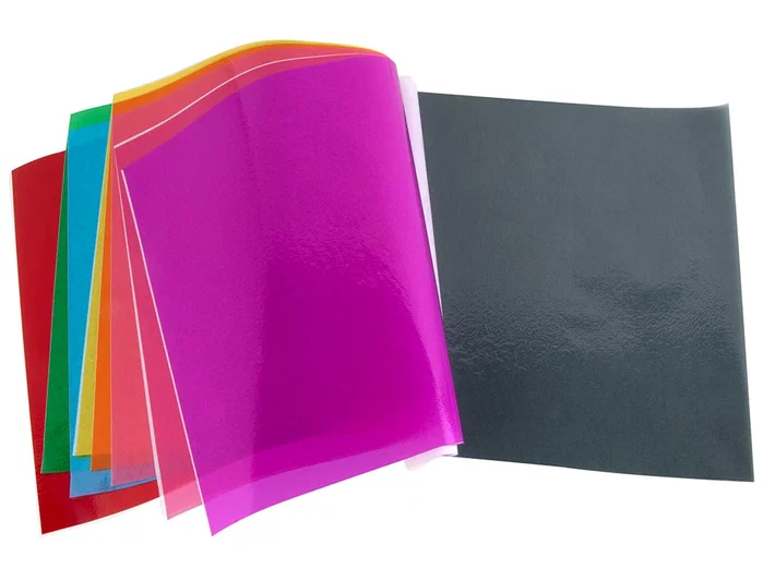 Liderpapel Bloc trabajos manuales celofan 10 hojas colores surtidos 240x315mm