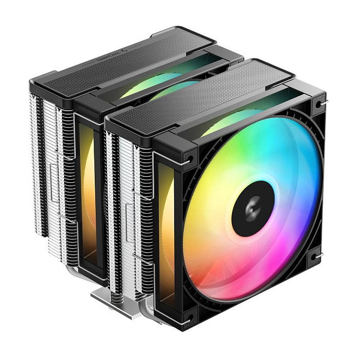 DeepCool AG620 G2 ARGB Refrigerador de CPU Aire Negro con 2 Ventiladores 120mm ARGB, LGA1700/LGA1851/AM4/AM5
