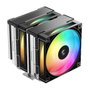 DeepCool AG620 G2 ARGB Refrigerador de CPU Aire Negro con 2 Ventiladores 120mm ARGB, LGA1700/LGA1851/AM4/AM5