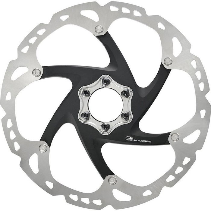 Shimano Disco de Freno SM-RT86 6-Agujeros con Rockring para Pastillas Orgánicas y Metálicas Shimano Disco de Freno SM-RT86 6-Agujeros con Rockring para Pastillas Orgánicas y Metálicas