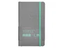 Antartik Cuaderno A6 Tapa Blanda Rayas Gris y Turquesa, 100 Hojas 80gr FSC