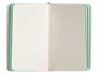 Antartik Cuaderno A6 Tapa Blanda Rayas Gris y Turquesa, 100 Hojas 80gr FSC