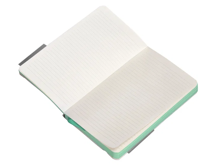 Antartik Cuaderno A6 Tapa Blanda Rayas Gris y Turquesa, 100 Hojas 80gr FSC Antartik Cuaderno A6 Tapa Blanda Rayas Gris y Turquesa, 100 Hojas 80gr FSC