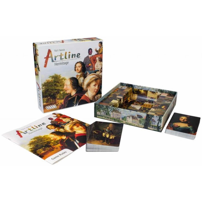 SD Games Artline: Hermitage - Juego de Mesa de Estrategia y Arte, Edad PEGI 12+, 2-5 Jugadores, 30 Min, Basado en Museo Hermitage