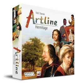 SD Games Artline: Hermitage - Juego de Mesa de Estrategia y Arte, Edad PEGI 12+, 2-5 Jugadores, 30 Min, Basado en Museo Hermitage